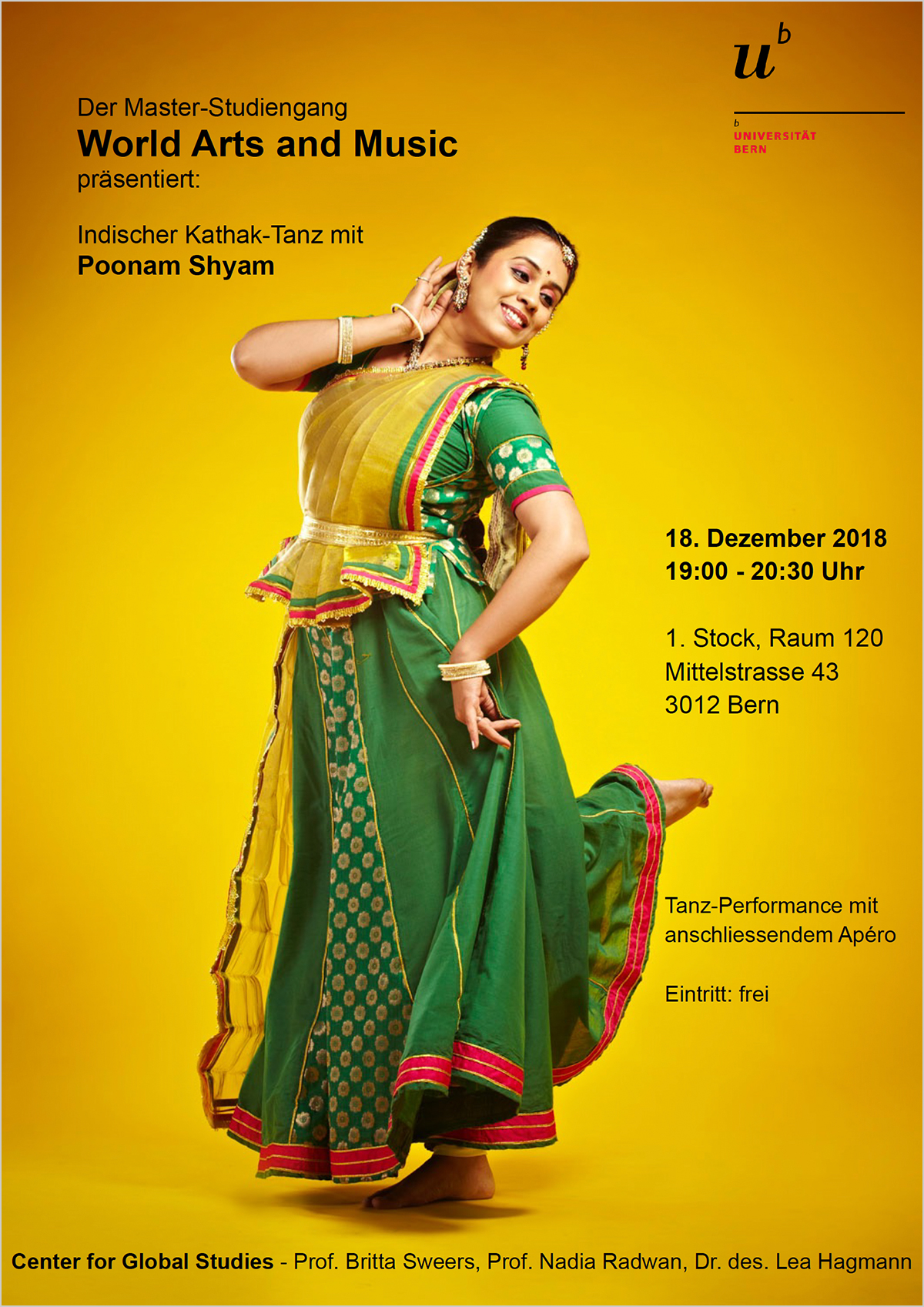 Kathak-Tanz mit Poonam Shyam